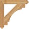 Ekena Millwork Merced Arts & Crafts Rough Sawn Bracket, Western Red Cedar, 4"W x 30"D x 30"H BKT04X30X30MRC03RWR - alternate 4